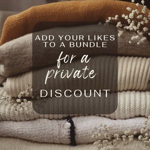 Add items to a bundle to save!!!